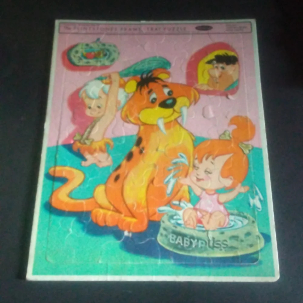 1964 Hanna-Barbera The Flintstones Frame Tray puzzle Collectable